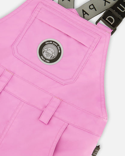 Solid Play Overall Snow Bib Purple