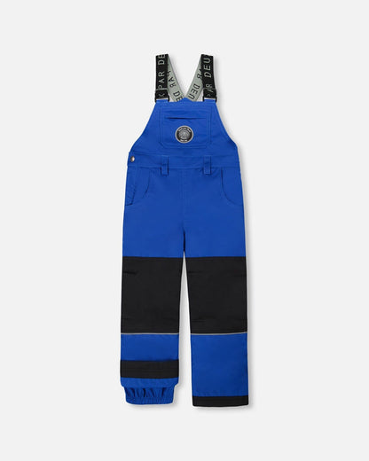 Solid Play Overall Snow Bib Blue