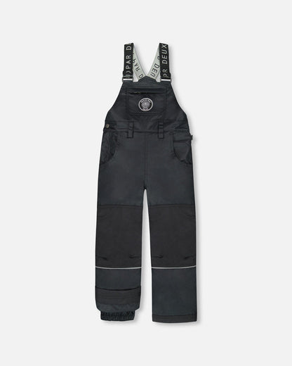 Solid Play Overall Snow Bib Black