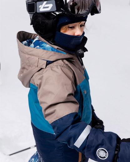 Two-Piece Teknik Snowsuit Blue Mountains
