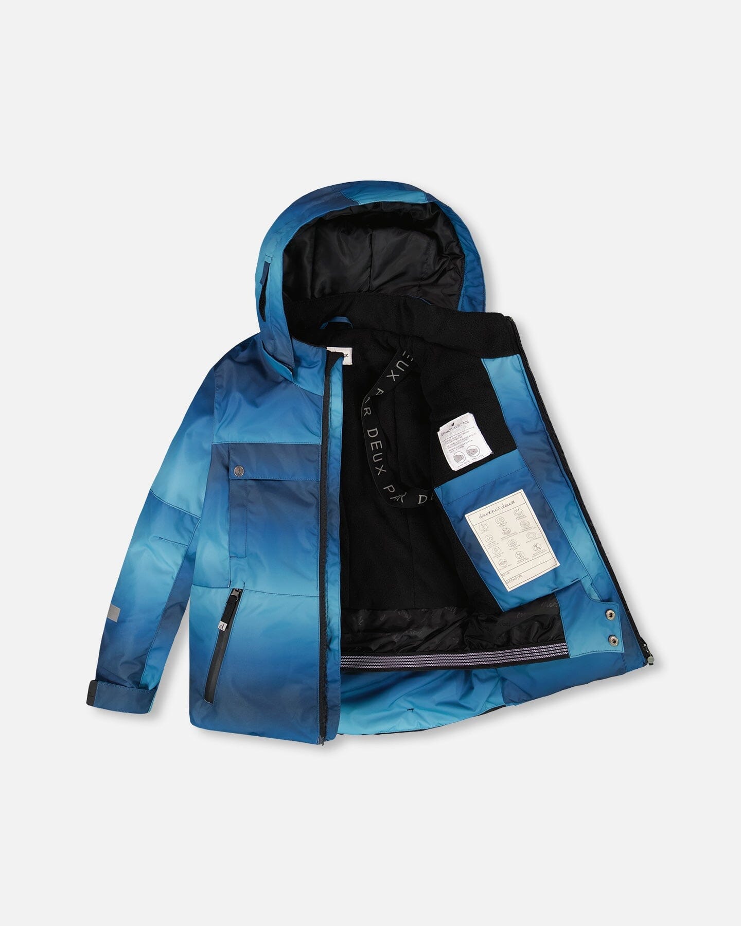 Two-Piece Teknik Snowsuit Teal Gradient
