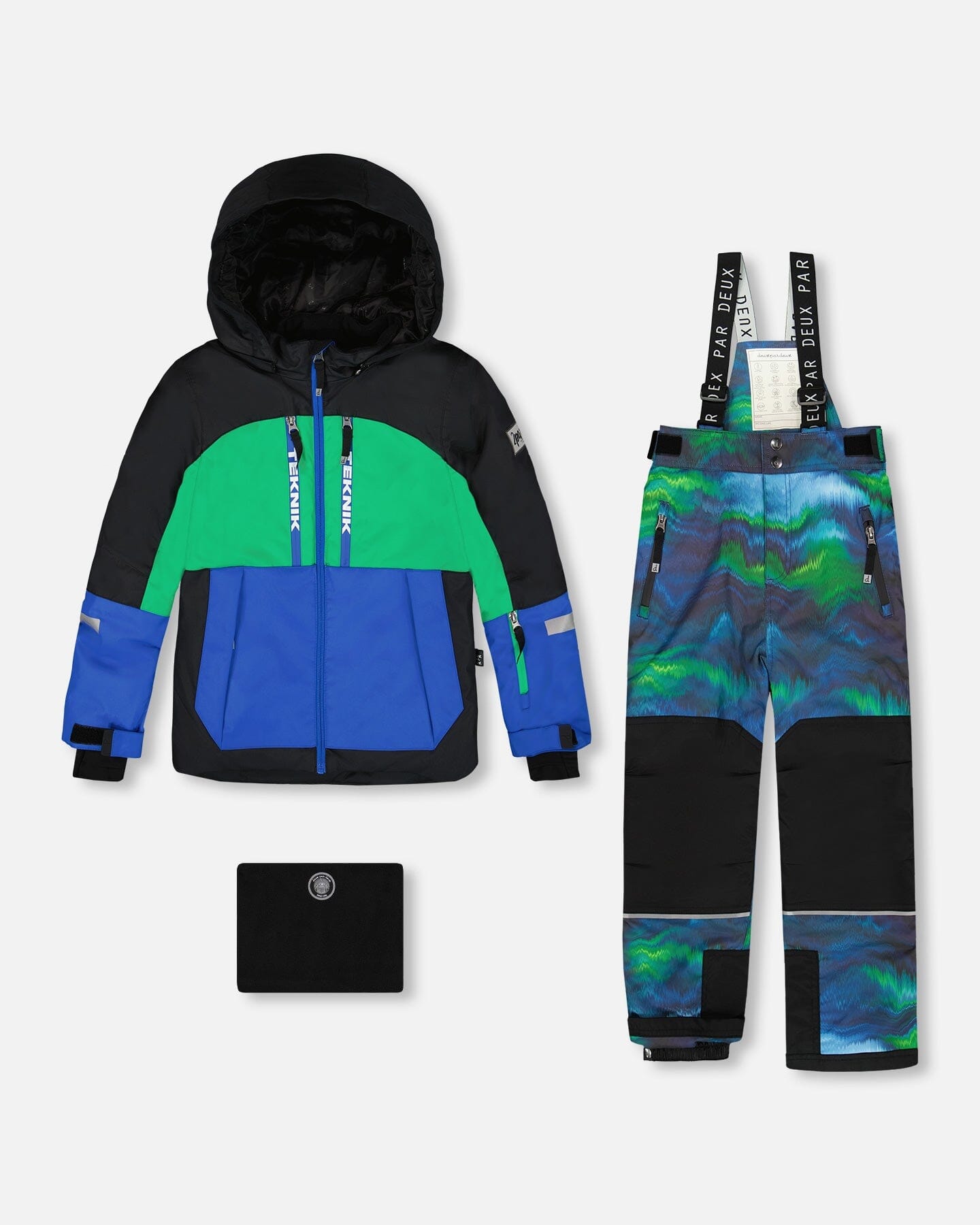 Two-Piece Teknik Snowsuit Aurora Borealis