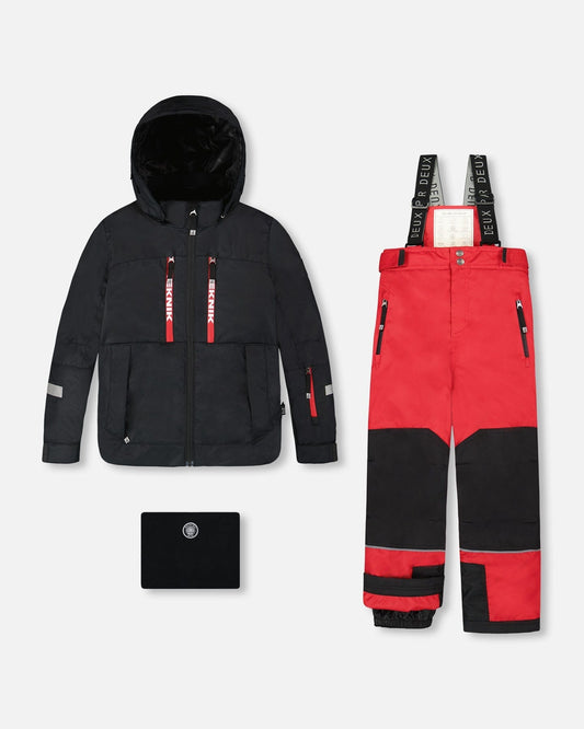 Two-Piece Teknik Snowsuit Red