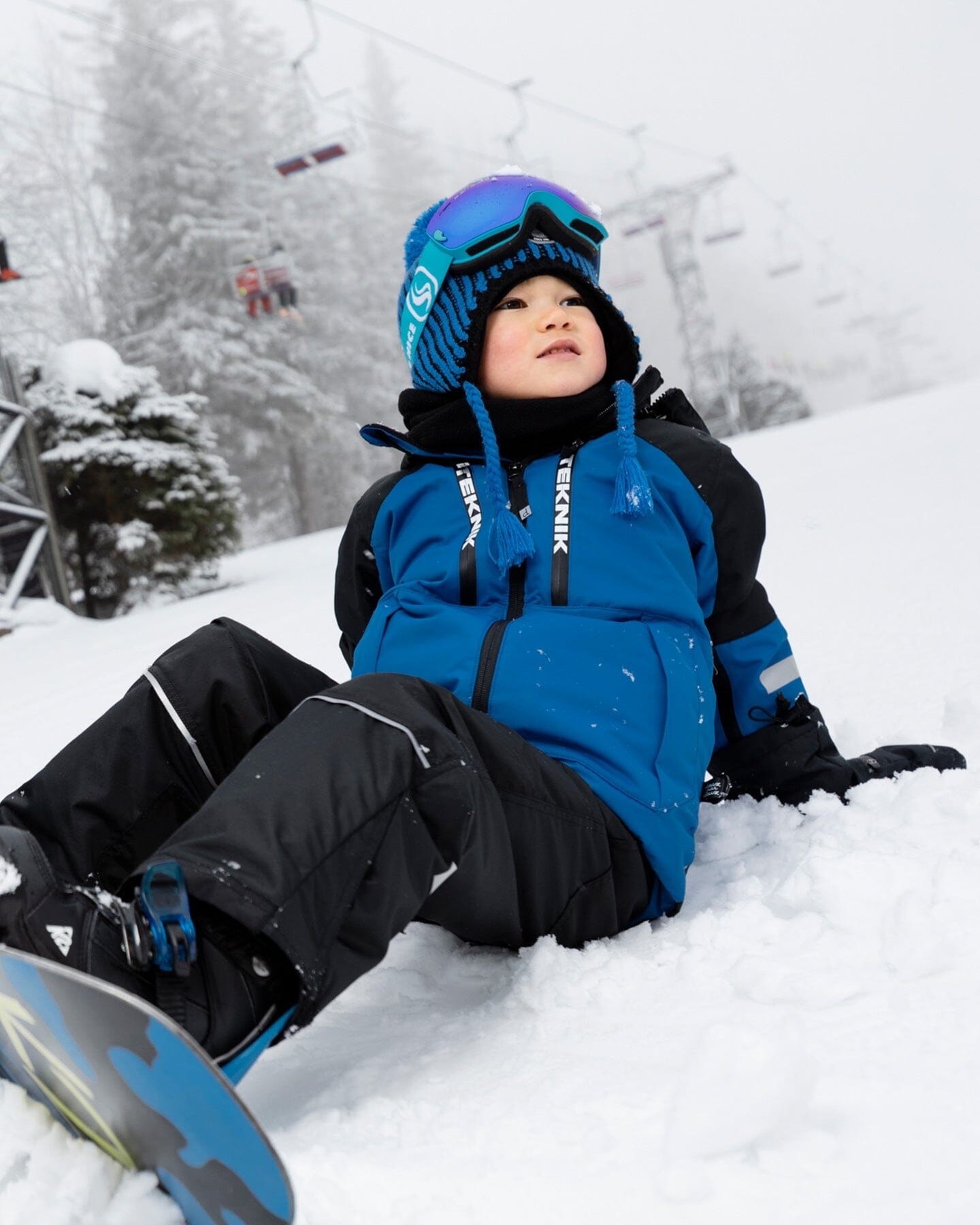 Two-Piece Teknik Snowsuit Royal Blue