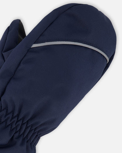 Winter Mittens Play Navy Blue