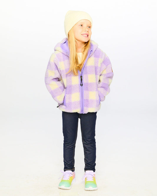 Mid-Season Sherpa Jacket Lavender
