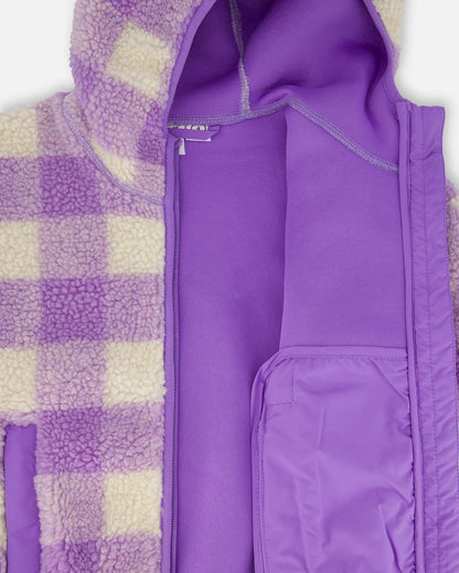 Mid-Season Sherpa Jacket Lavender