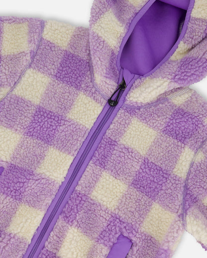 Mid-Season Sherpa Jacket Lavender