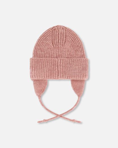 Baby Mid-Season Knit Hat Dusty Pink
