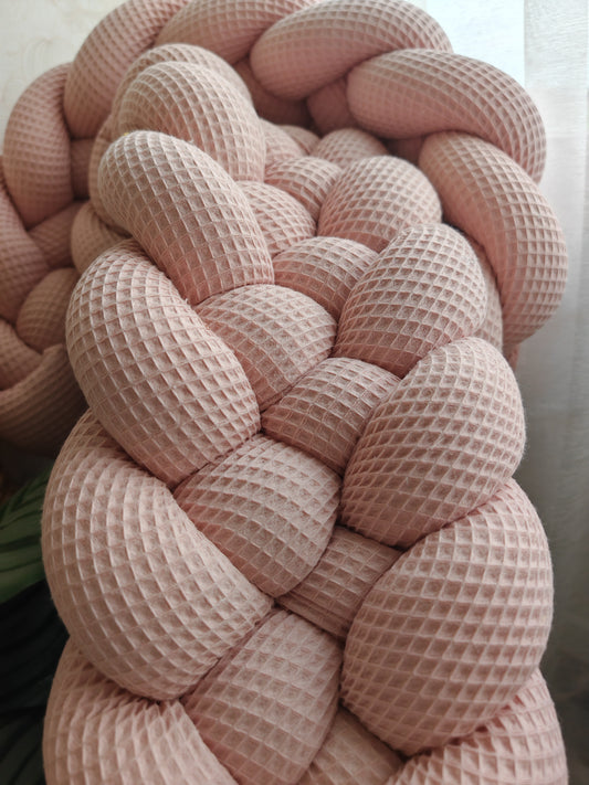 5-Strand Waffle Braided Twin Bed Bumper