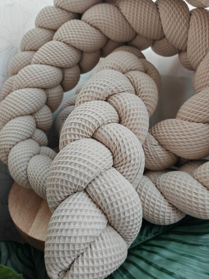 3-Strand Waffle Braided Double Bed Bumper