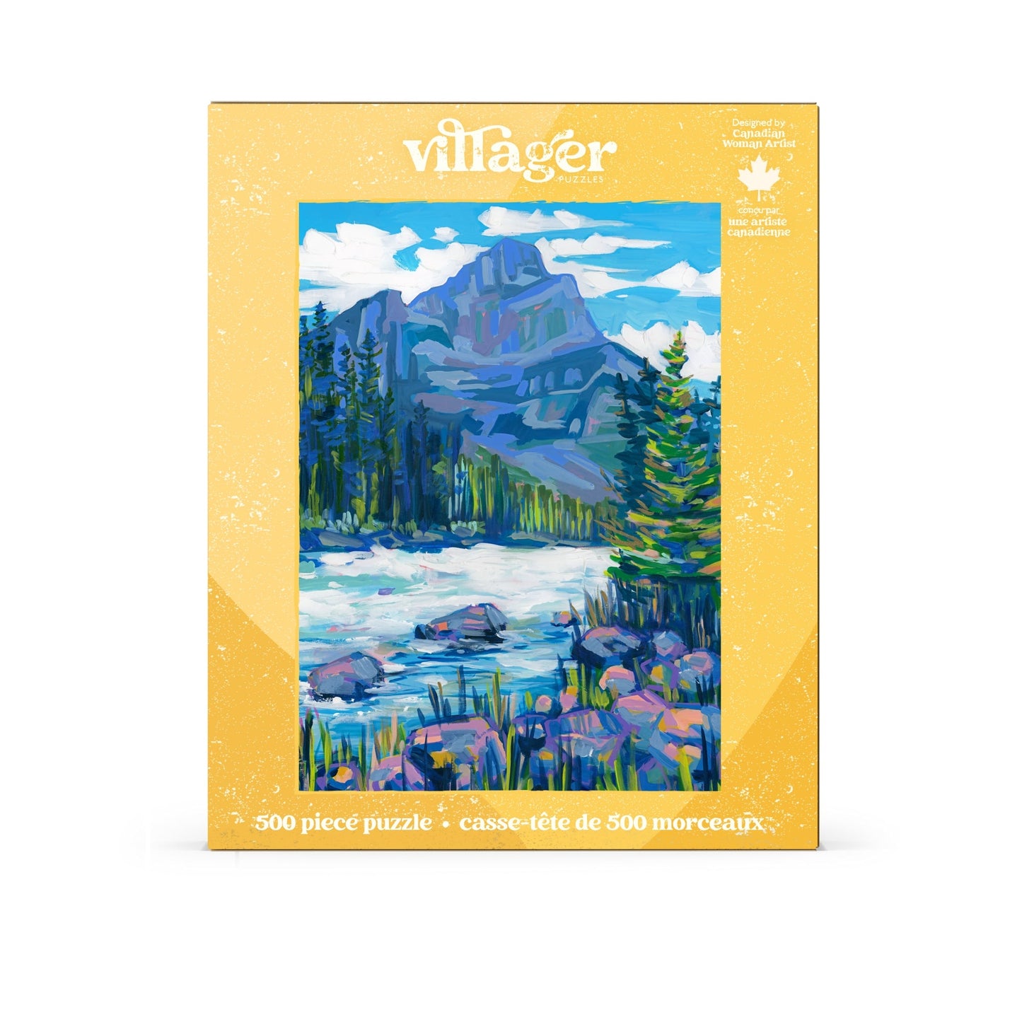 Kicking Horse Mountain | Eco-Friendly 500-Piece Puzzle for Adults | Designed in Canada by Amy Dixon | Best Rated Finds