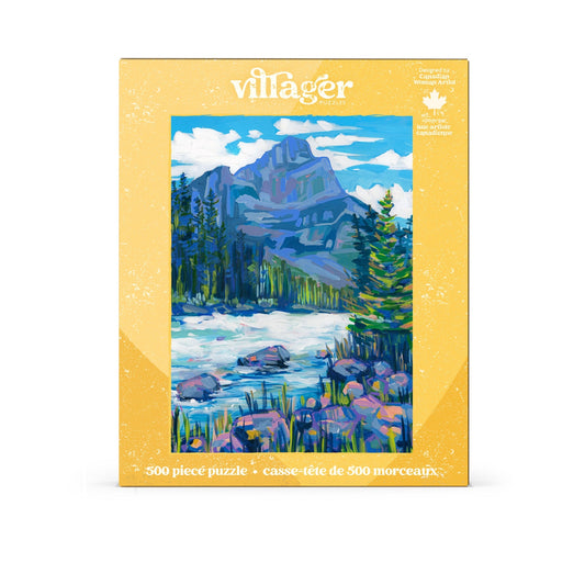 Kicking Horse Mountain | Eco-Friendly 500-Piece Puzzle for Adults | Designed in Canada by Amy Dixon | Best Rated Finds