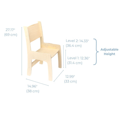 LUMEN - Big Kid Desk & Chair | Adjustable Height Study Table