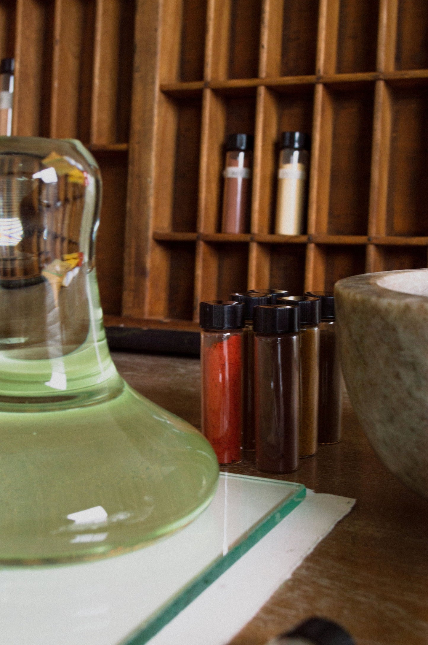 Hand-Crafted Glass Paint Mullers