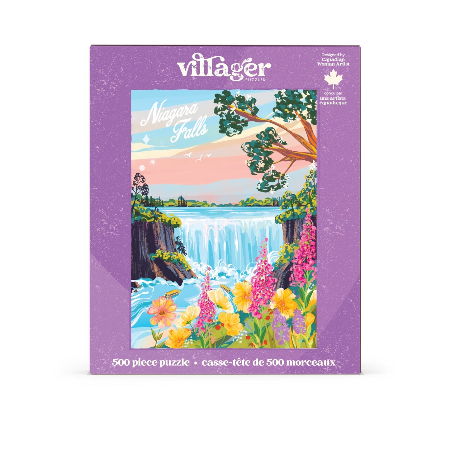 Niagara Falls | Eco-Friendly 500-Piece Puzzle for Adults | Designed in Canada by Capri Sadler | Best Rated Finds