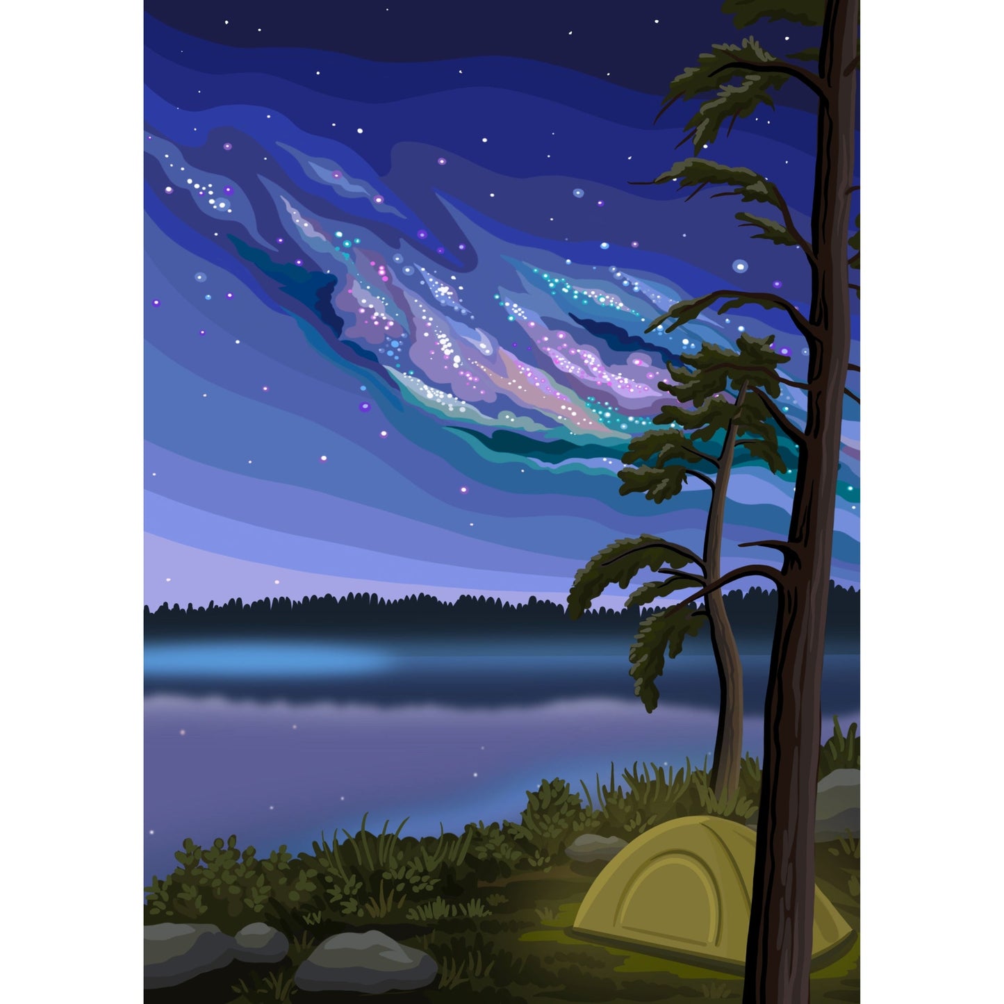 Northern Camping | Eco-Friendly 1000-Piece Puzzle for Adults | Designed in Canada by Kelsey Voss | Best Rated Finds