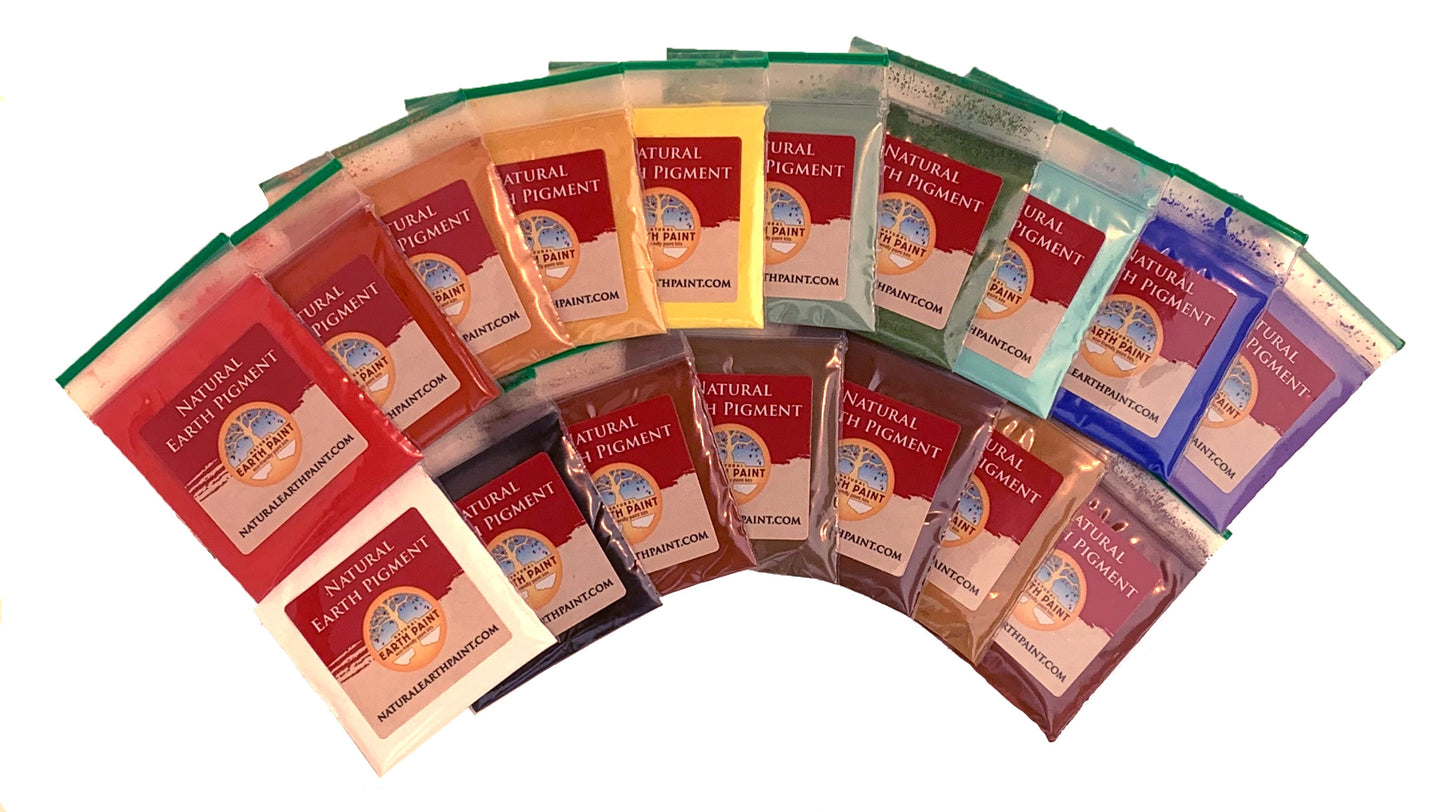 Earth & Mineral Pigments Sample Pack (20 colours)