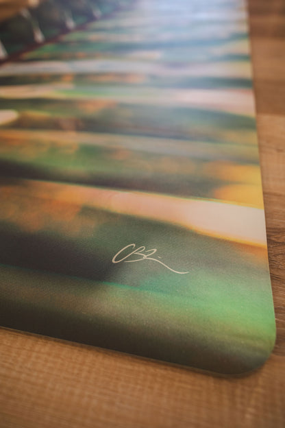 Green & Serene – Non-Toxic Yoga & Pilates Mat – Art Design, Canada