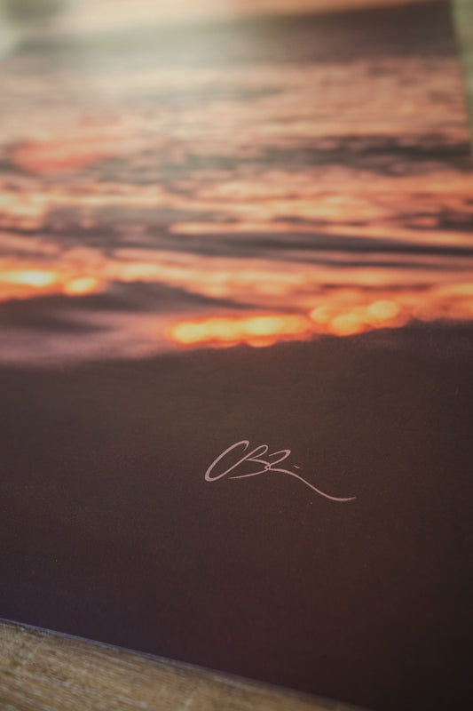 Ocean Ember – Non-Toxic Yoga & Pilates Mat – Art Design, Canada