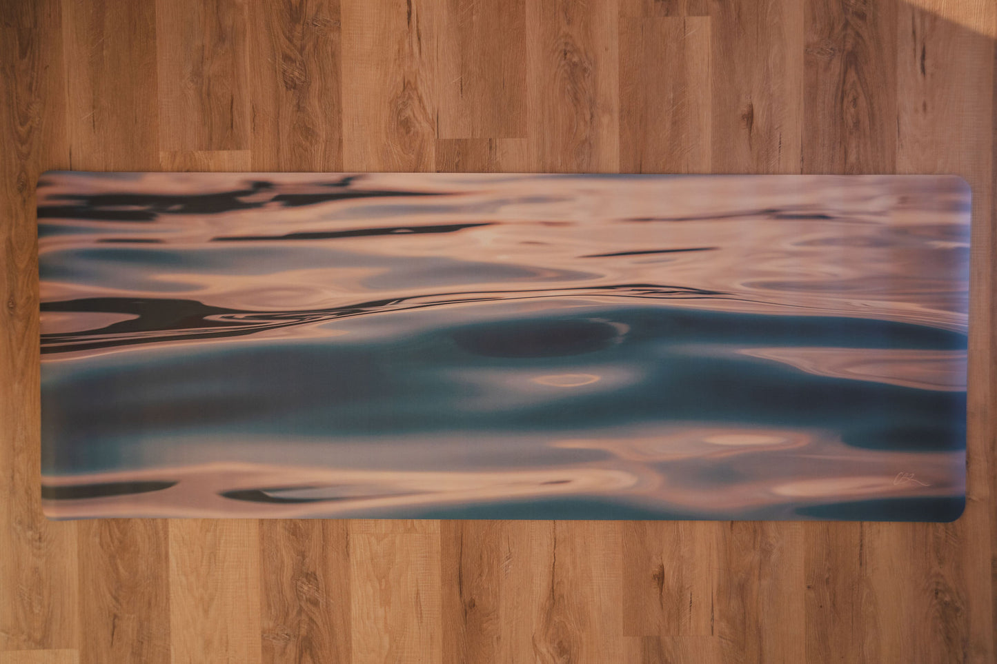 Ocean Whisper – Non-Toxic Yoga & Pilates Mat – Art Design, Canada