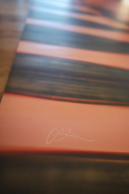 Sunrise Palms – Non-Toxic Yoga & Pilates Mat – Art Design, Canada