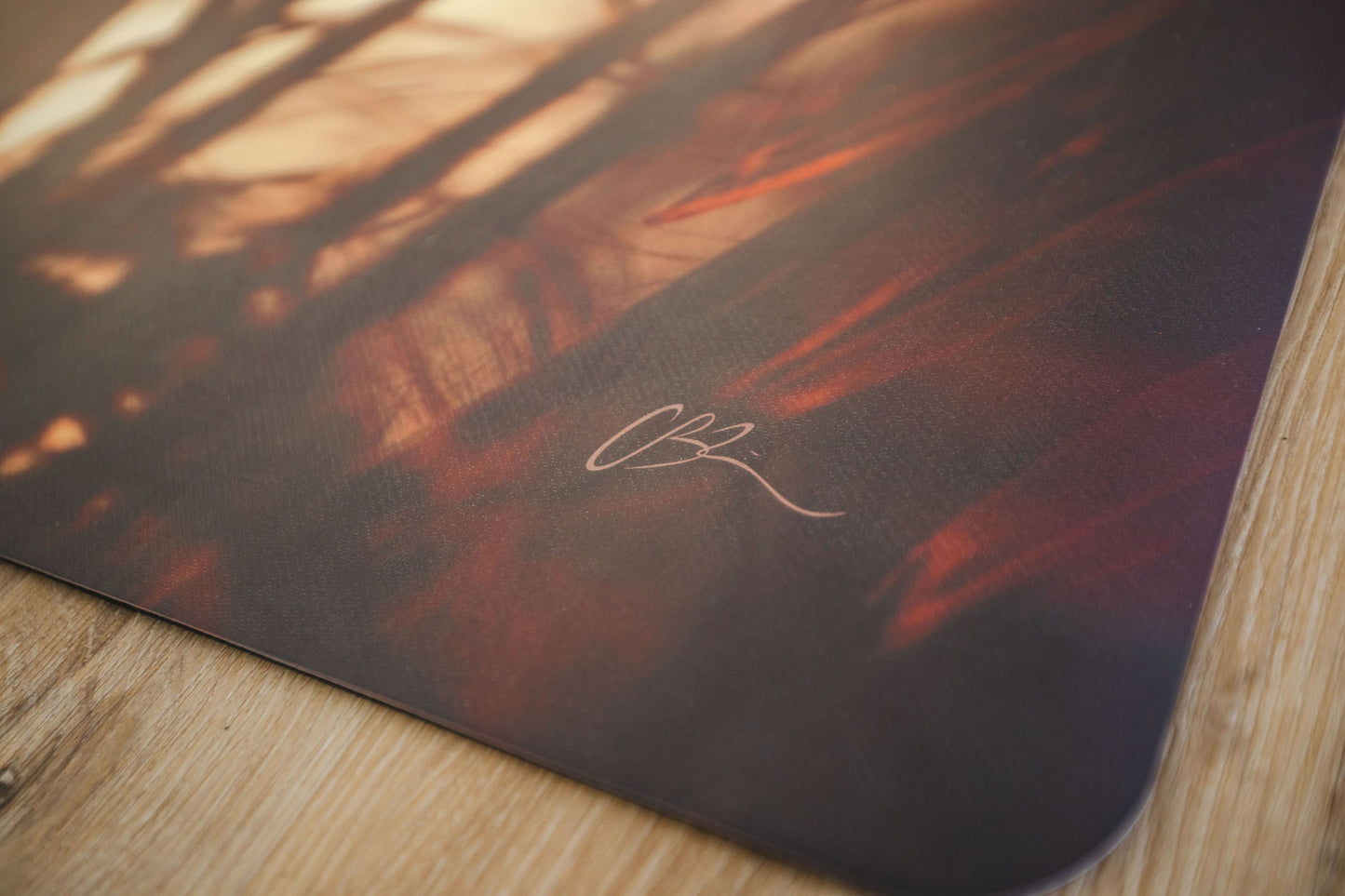 Sunset Palms – Non-Toxic Yoga & Pilates Mat – Art Design, Canada