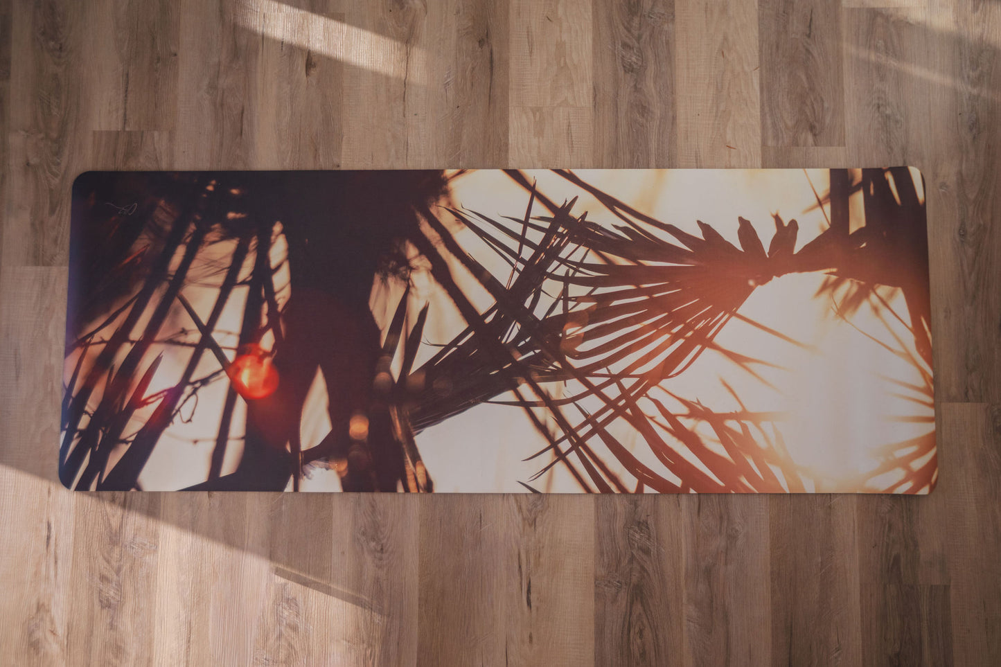 Sunset Palms – Non-Toxic Yoga & Pilates Mat – Art Design, Canada