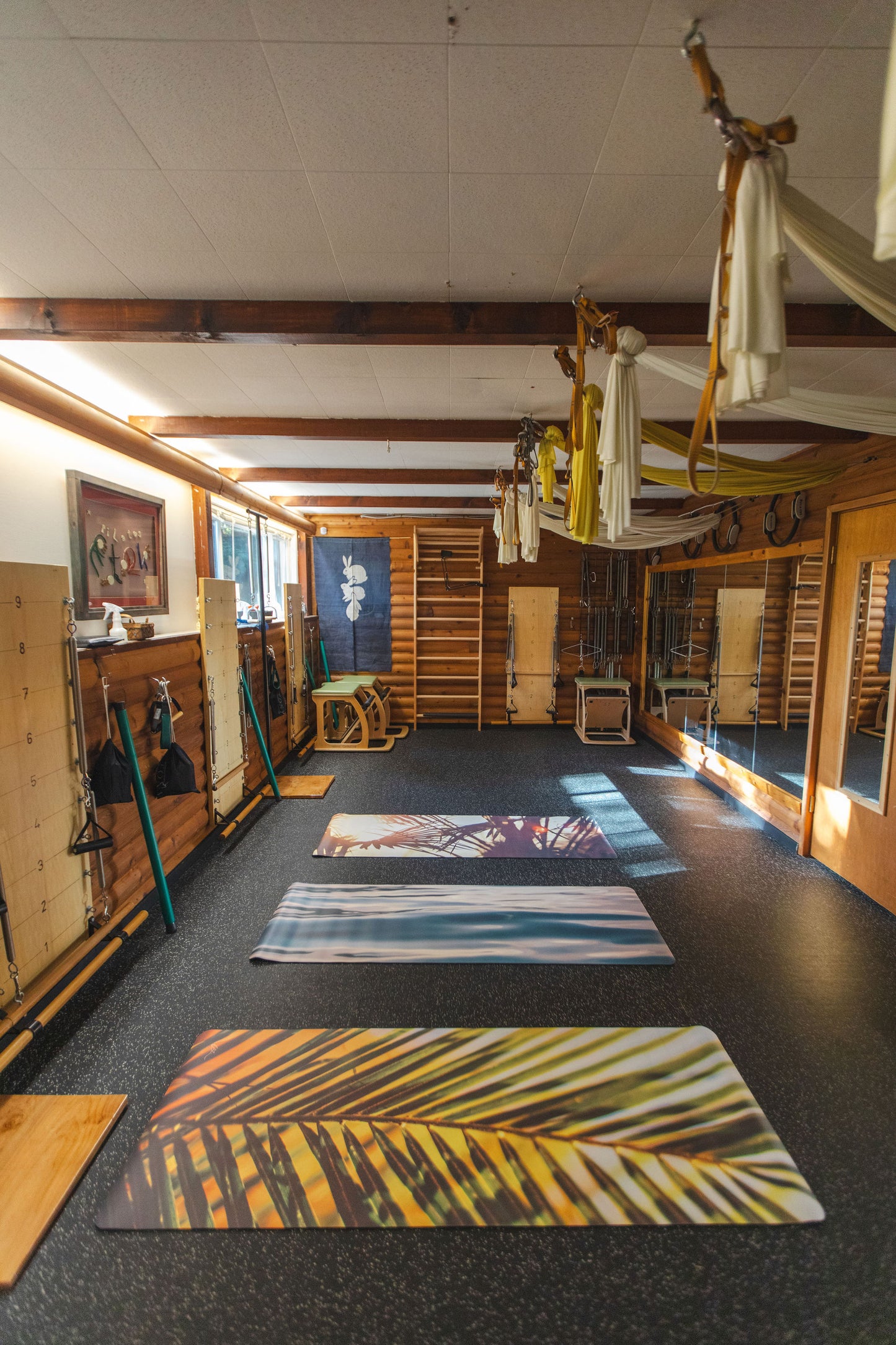 Green & Serene – Non-Toxic Yoga & Pilates Mat – Art Design, Canada