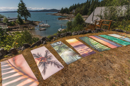 Ocean Ember – Non-Toxic Yoga & Pilates Mat – Art Design, Canada