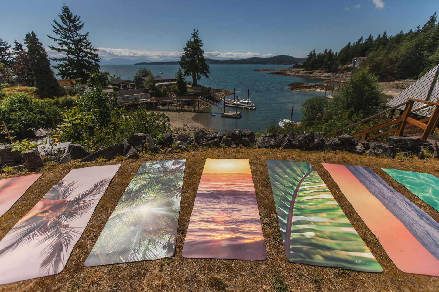 Green & Serene – Non-Toxic Yoga & Pilates Mat – Art Design, Canada