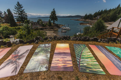 Green & Serene – Non-Toxic Yoga & Pilates Mat – Art Design, Canada