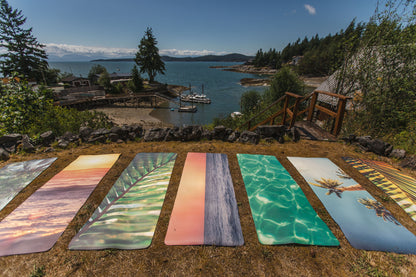 Green & Serene – Non-Toxic Yoga & Pilates Mat – Art Design, Canada