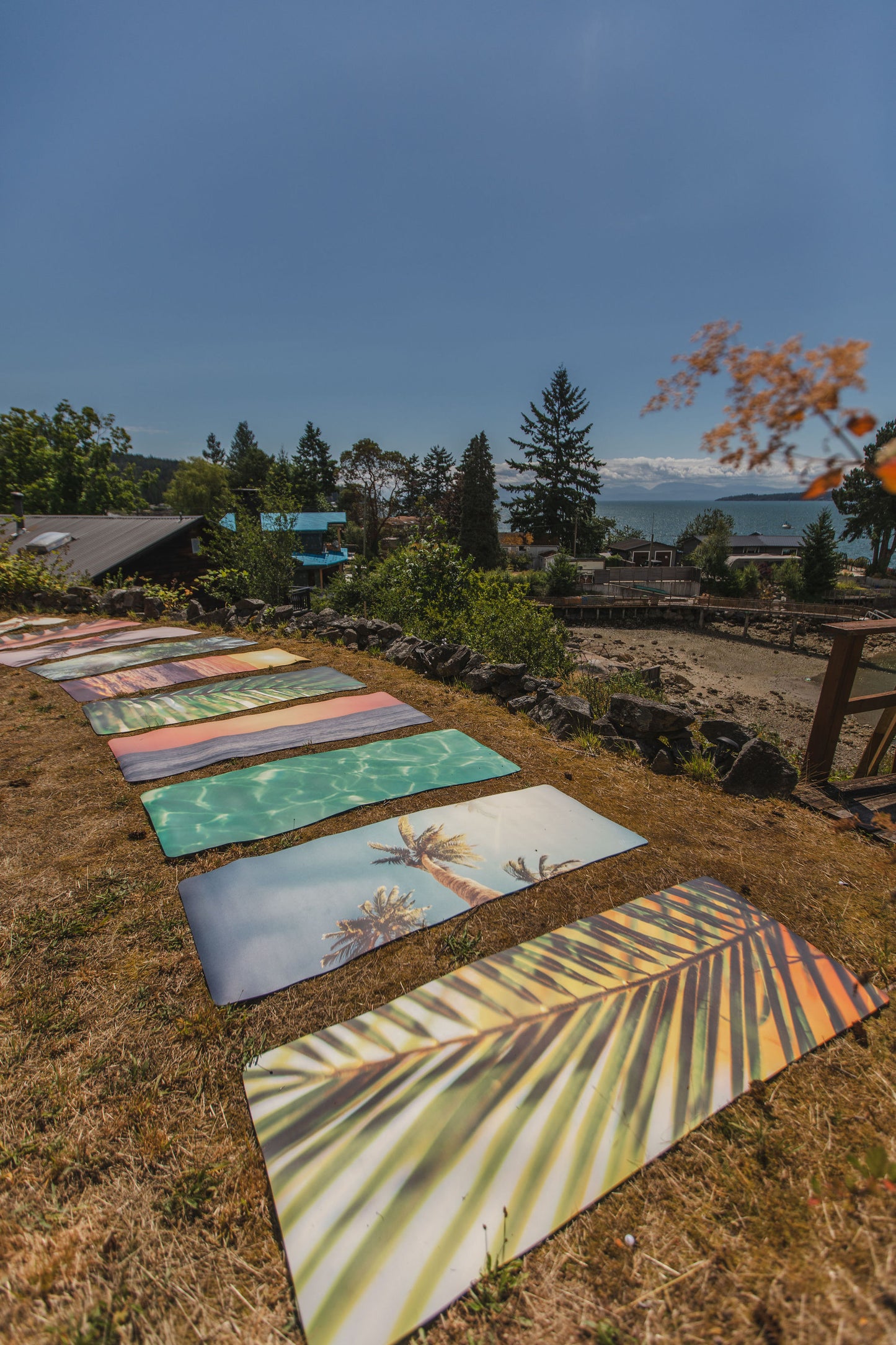 Green & Serene – Non-Toxic Yoga & Pilates Mat – Art Design, Canada