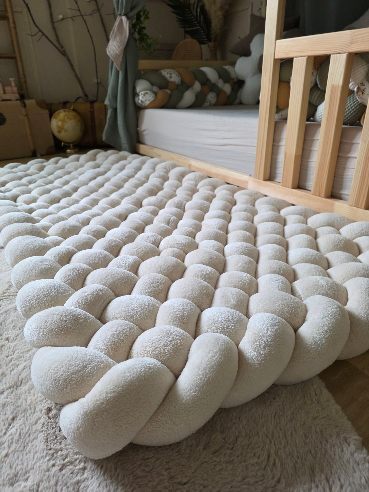 Hand-Braided Plush Rugs