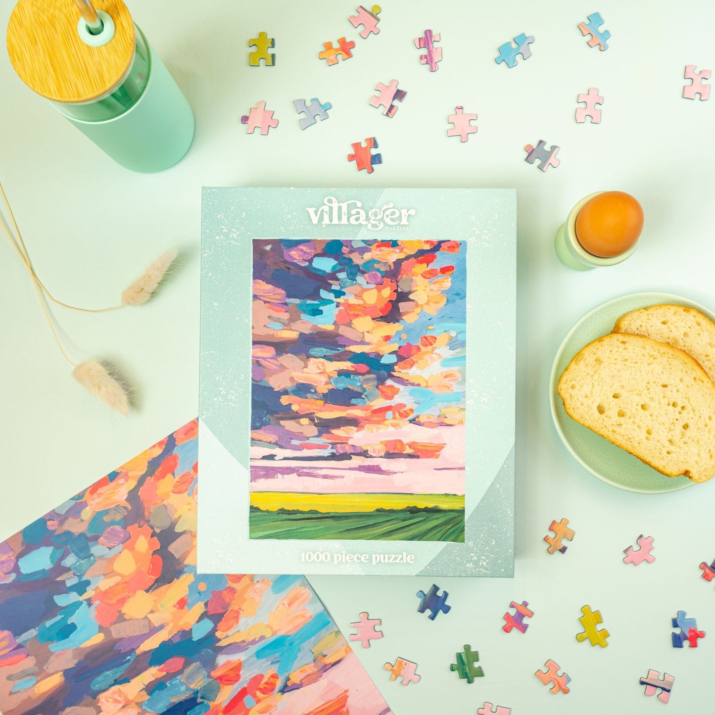 Prairie Sky | Eco-Friendly 1000-Piece Puzzle for Adults | Designed in Canada by Amy Dixon | Best Rated Finds