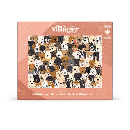 Rescue Dogs | Eco-Friendly 1000-Piece Puzzle for Adults | Designed in Canada by Rachel Lyon | Best Rated Finds
