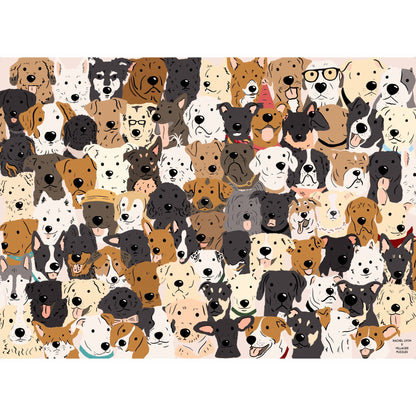 Rescue Dogs | Eco-Friendly 1000-Piece Puzzle for Adults | Designed in Canada by Rachel Lyon | Best Rated Finds
