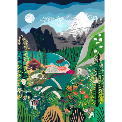 Rockies Explorer | Eco-Friendly 500-Piece Puzzle for Adults | Designed in Canada by Anja Jane | Best Rated Finds