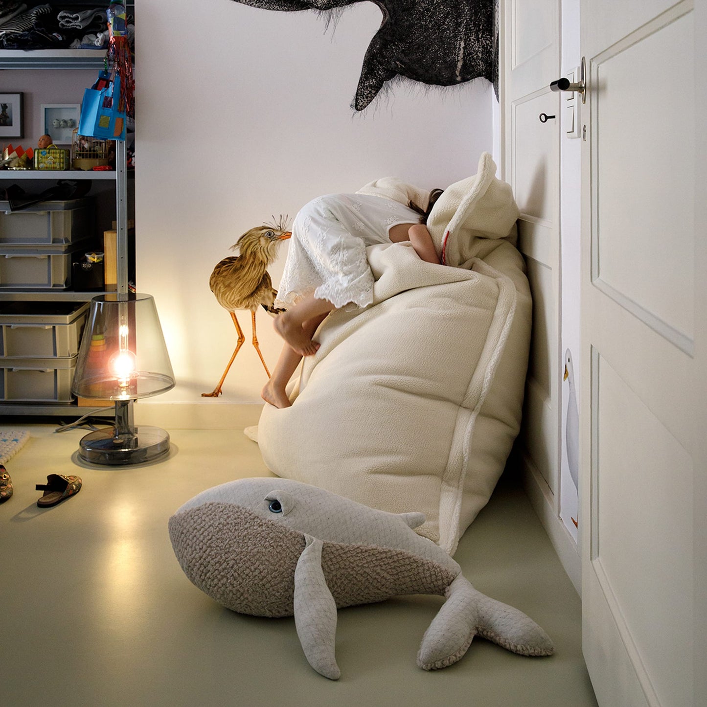 Slim Teddy Bean Bag<br> Indoor Use