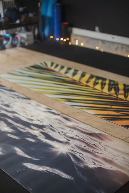 Green & Serene – Non-Toxic Yoga & Pilates Mat – Art Design, Canada