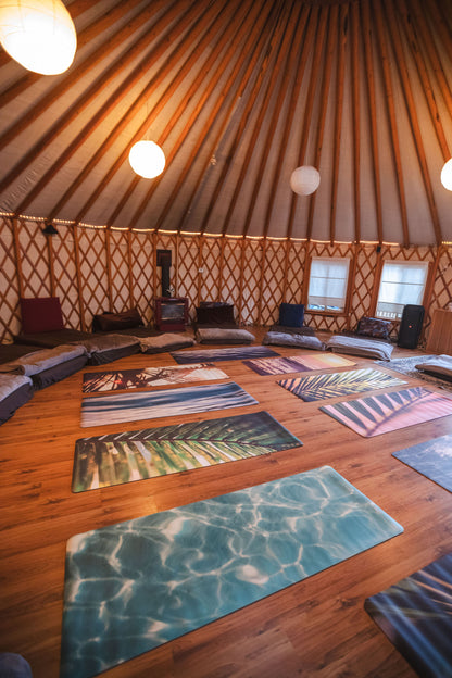 Green & Serene – Non-Toxic Yoga & Pilates Mat – Art Design, Canada