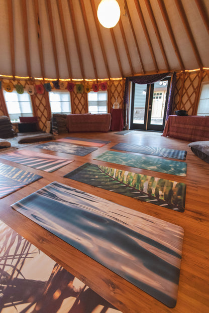 Ocean Whisper – Non-Toxic Yoga & Pilates Mat – Art Design, Canada