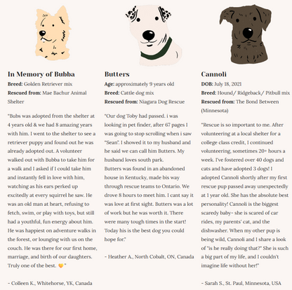 Rescue Dogs | Eco-Friendly 1000-Piece Puzzle for Adults | Designed in Canada by Rachel Lyon | Best Rated Finds