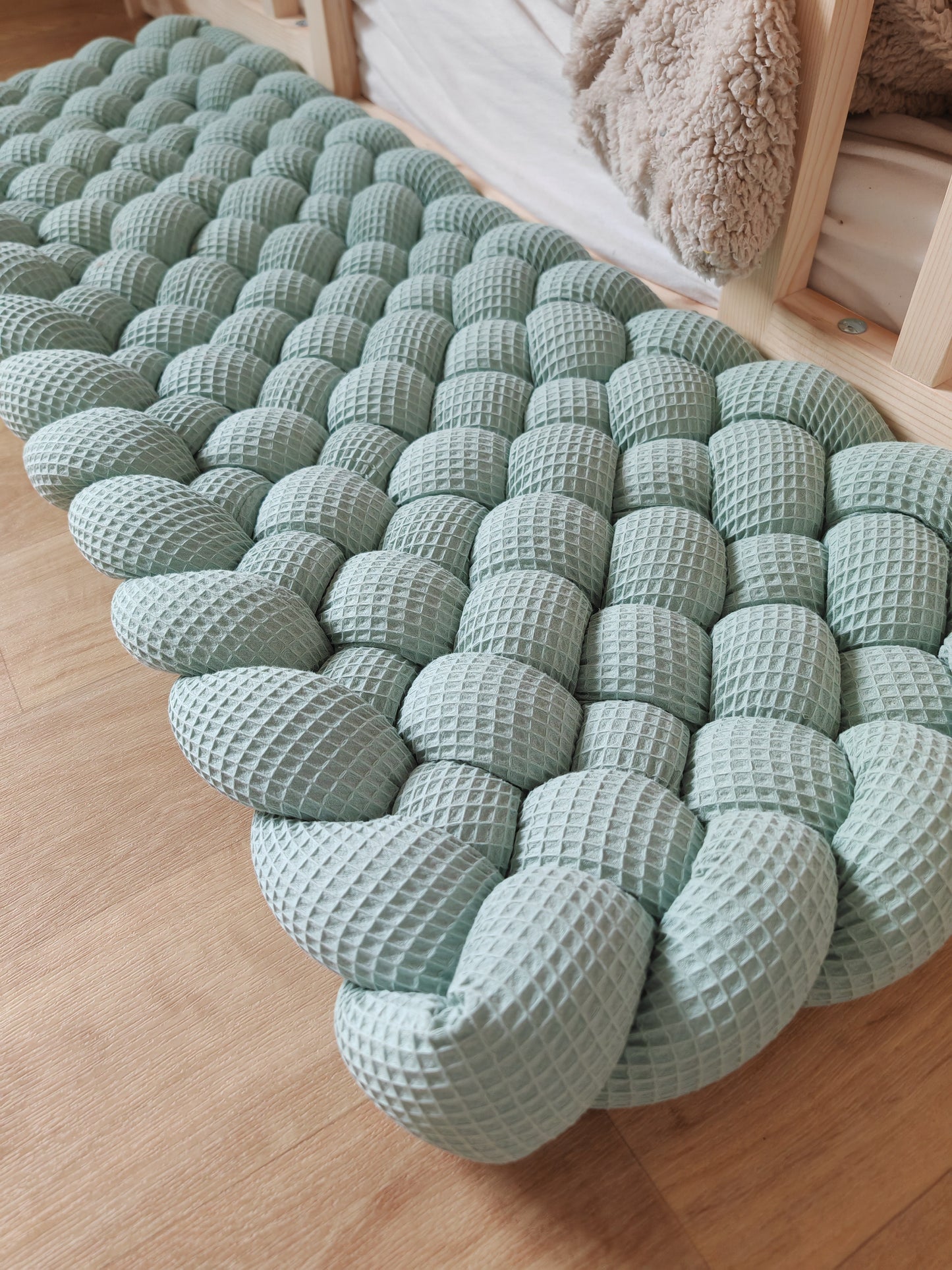 Hand-Braided Waffle Cotton Rugs