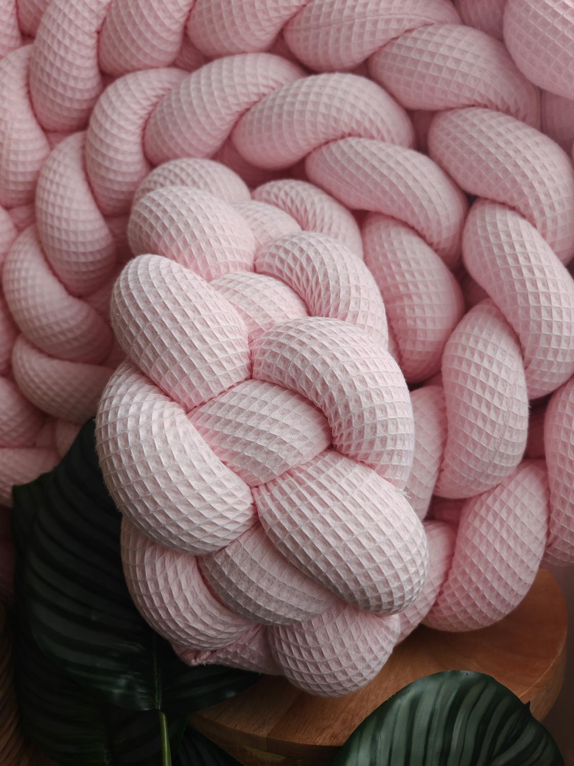 4-Strand Waffle Braided Double Bed Bumper