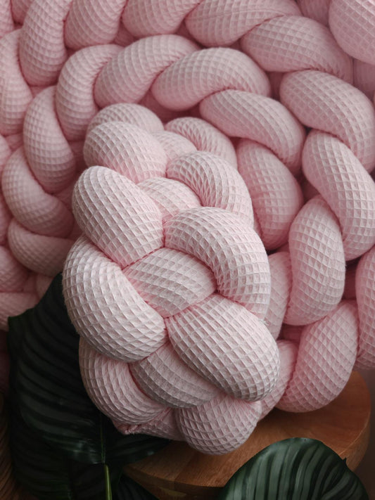 4-Strand Waffle Braided Twin Bed Bumper