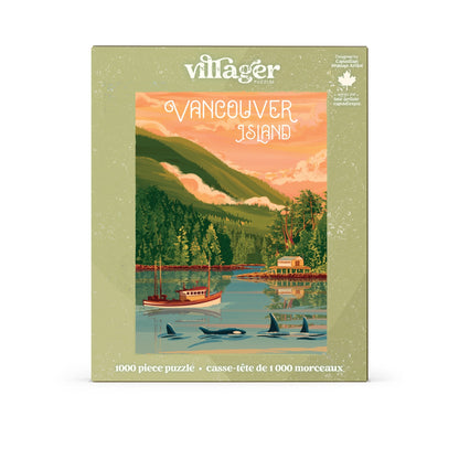 Vancouver Island | Eco-Friendly 1000-Piece Puzzle for Adults | Designed in Canada by Capri Sadler | Best Rated Finds