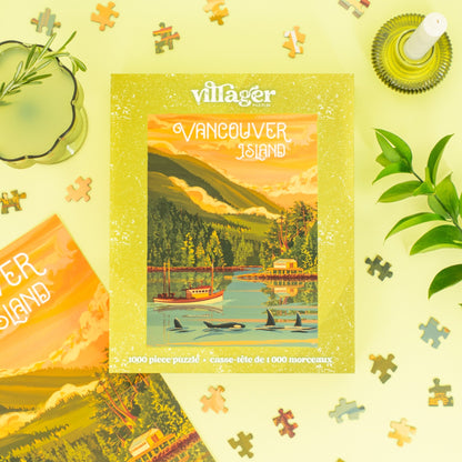Vancouver Island | Eco-Friendly 1000-Piece Puzzle for Adults | Designed in Canada by Capri Sadler | Best Rated Finds