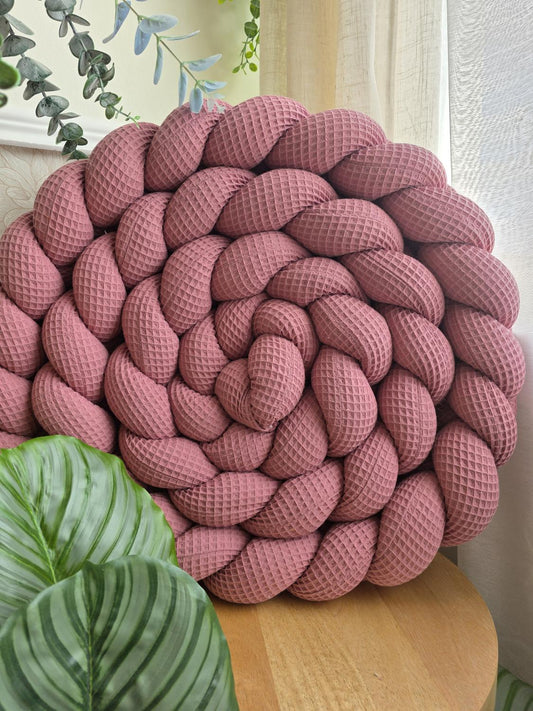 3-Strand Waffle Braided Double Bed Bumper